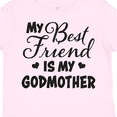 thumbnail image 4 of Inktastic My Best Friend is My Godmother with Hearts Boys or Girls Toddler T-Shirt, 4 of 5