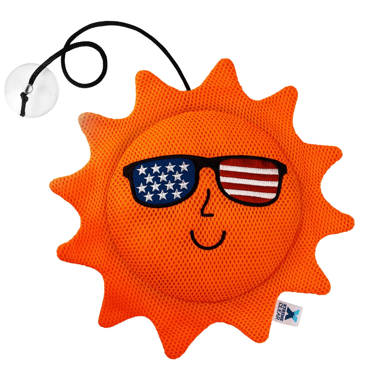 XtremepowerUS Hot Tub Scum Absorber Sun, Large Reusable Oil & Scum Sponge for Spas & Hot Tubs, Orange, 3-Pack