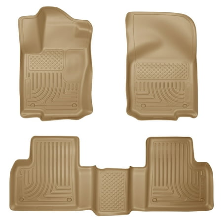 Husky Liners Front & 2nd Seat Floor Liners Fits 12-17 GL350/GL450 Fits select: 2016-2018 MERCEDES-BENZ GLE, 2015 MERCEDES-BENZ ML