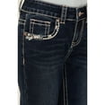 thumbnail image 4 of Shyanne Girls' Southwestern Floral Border Pocket Stretch Bootcut Jeans - SGSU23J5-BIG 16 REG, 4 of 4