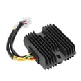 thumbnail image 1 of Motorcycle Voltage Regulator Rectifier, 2 Plug Protection Aluminum Alloy Voltage Regulator  For ATV250 300 CF250, 1 of 8