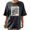 Black, variant on Cozymy Minimalist Neutral Floral Graphic Tee - Clean Girl Aesthetic Summer Shirt