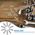 thumbnail image 3 of GETAJGHSD 10 Pcs Rivets pour Expansion Métallique Écrou Pétale Fer Métal pour Projets DIY, 3 of 7