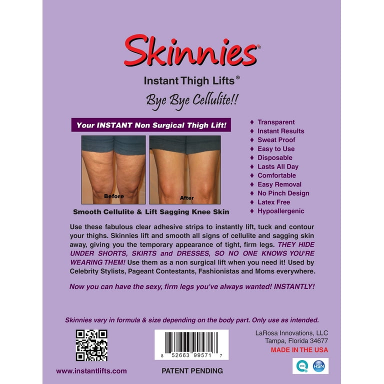 Women's Skinnies Instant Thigh Lifts, 5 Pair 