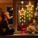 thumbnail image 2 of Christmas Window Lights, 2pcs LED Star Curtain Fairy Lights with 8 Modes, Christmas String Lights Battery Powered for Indoor Outdoor Window Wedding Xm, 2 of 5