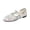Mint Green, variant on Mesh Embroidered Flats for Women Leopard Mary Jane Flats Ballet Shoes Round Toe Slip On Ballerina Floral Shoes