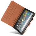 thumbnail image 7 of Dteck Case for Amazon Fire HD 8 (2020) 8-inch,Magnetic Patterned PU Leather Wallet Card Holder Amazon Fire HD 8 Plus (2020) Case Kickstand Shockproof Protective Folio Cover,Orange, 7 of 7