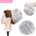 thumbnail image 2 of Chignon en Désordre Pièce de Cheveux Ondulée Bouclée Chouchou Élastique Synthétique, 2 of 7