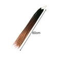 thumbnail image 5 of comerut 60cm Hair Extension Women Braided Color Block Wig for Club, 5 of 8