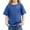 Blue, variant on Likimi Toddler Girls Boys Casual T Shirt With Pocket Solid Color Short Sleeve Crew Neck Fashion Summer Tee Size 3-4 Years Red