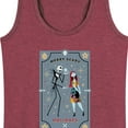 thumbnail image 3 of The Nightmare Before Christmas - Merry Scary Holidays - Women's Racerback Tank Top, 3 of 5