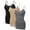 3Pk - Black, Khaki, Hth Charcoal, variant on Essential Basic Women's Basic Casual Long Camisole Adjustable Strap Cami Layering Top Plus Size, 3xl, Navy