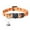 Orange, variant on Pet Collar Festival Detachable Bow Collar Holiday Printing Pattern Dog Collar Halloween Cat Collar