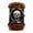 Brown, variant on Avaner Steampunk Leather Watch for Men: Analog Quartz Watch with Wide Leather Strap, Large Dial Bar Scale with Skull Decoration - for Gifts