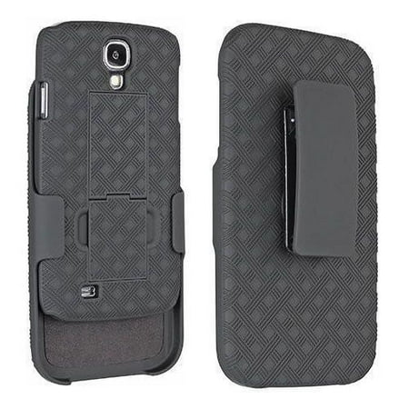 Samsung Galaxy S4 Case, Swivel Locking Belt Clip, Slim Holster Shell Combo Cover [Kickstand Feature] for Galaxy S4 - (Galaxy S4 Best Price)