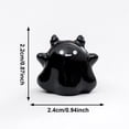 thumbnail image 3 of Xingjin Cute Halloween Ghost Figurine, Mini Resin Ornament Statue for Car Desk Decor, Tiny Desk Holiday Decoration Accessory, 3 of 4