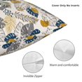thumbnail image 3 of Pofeuu Hawaiian Style Print Double-sided plush pillowcase Square Throw Pillow Covers Pillows Cover for Living Room Bedroom Sofa Couch Cushion Cover（No pillow core）-18"x18", 3 of 7