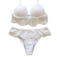 thumbnail image 4 of Hontri High Waisted Bikini Sets for Women Women Swimwear Bikini Set Padded Bra Bathing Beachwear Bikini Sets for Women Tummy Control, 4 of 4