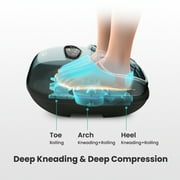 Snailax Foot Massager with Heat for Neuropathy & Tired Feet, Deep Kneading & Compression for Pain Relief