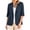 *Navy, variant on ClodeEU Women's Lapel Collar Single Button 3/4 Sleeve Blazer,Casual Office Short Suit Jacket Army Green,Women's Plus L