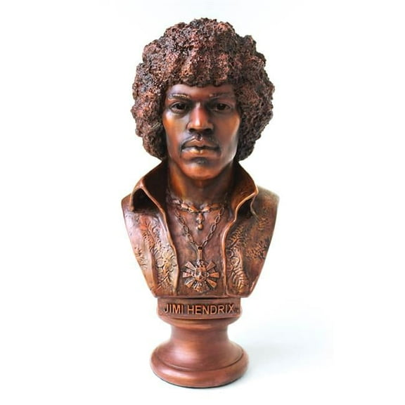 Purple Galaxy Jimi Hendrix Authorized Statuette Bust - JHBUST8
