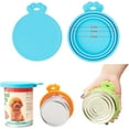 thumbnail image 6 of HZKAICUN Silicone Pet Can Lids, Dog Cat Food Can Covers, Universal Size Can Tops, 1 fit 3 Standard Size Food Cans, BPA Free Dishwasher Safe, 6 of 13