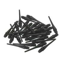 Uxcell 2BA Thread Plastic Soft Tip Dart Points Replacement Accessories, Black 100 Pack