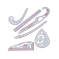 thumbnail image 1 of Wosthever Juego de reglas de costura varios estilos acrílico práctico DIY transparente conveniente hueco sólido exquisito acolchado reglas Artesanía tipo 7 Wosthever HA060360-07, 1 of 6