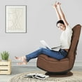 thumbnail image 4 of Costway  6-Position Folding Lazy Sofa  Gaming Chair Fabric  360 Degree Swivel Coffee, 4 of 10