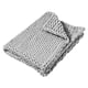thumbnail image 1 of Manta de hilo grueso a la moda, manta gruesa cálida, manta de punto, manta para dormitorio, sofá, decoración interior del hogar Gris Gloria Manta de tiro, 1 of 9