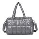 thumbnail image 1 of Sywqhk Bolso Bandolera De Nailon Para Mujer Con Entramado Acolchado A La Moda (Plateado) Sywqhk Para estrenar, 1 of 9