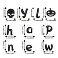 thumbnail image 3 of Xuniizn Happy Halloween Banner Indoor Bunting Halloween Banners for Halloween Party Decorations, Fireplace Wall Halloween Decorations for Home Indoor & Outdoor(Banner x18 + White Rope x2), 3 of 6