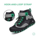 thumbnail image 4 of Zapatos de senderismo Mishansha para niños y niños, antideslizantes, negro/verde, 12, 4 of 6