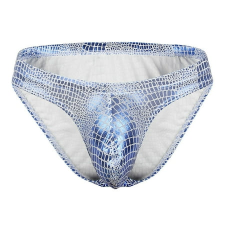 

Gubotare Underpants For Men Men s Boxer Briefs Cotton Stretch Underwear Open Fly Tagless Underpants Regular Leg Blue M