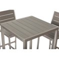 thumbnail image 4 of Pangea Home Brise 5 Pièces Moderne Cadre en Aluminium Patio Bar Set en Gray, 4 of 4