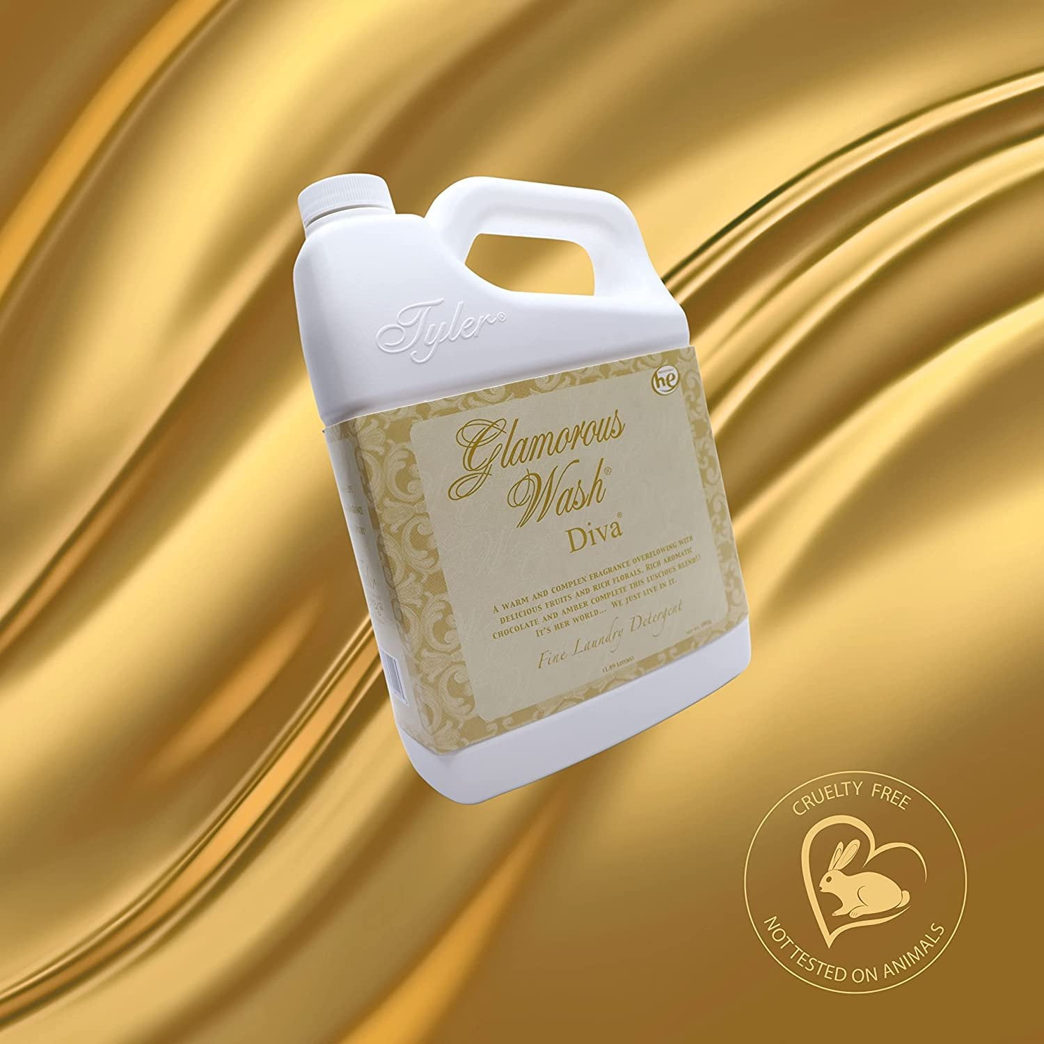 Tyler Candle Diva Glamorous Wash Liquid Laundry Detergent, 24 Loads, 64 fl oz