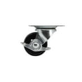 thumbnail image 3 of Shepherd Hardware 9511 Swivel Caster 3 in Dia x 1-1/4 in W Wheel 175 lb Weight Capacity Rubber Wheel, 3 of 9