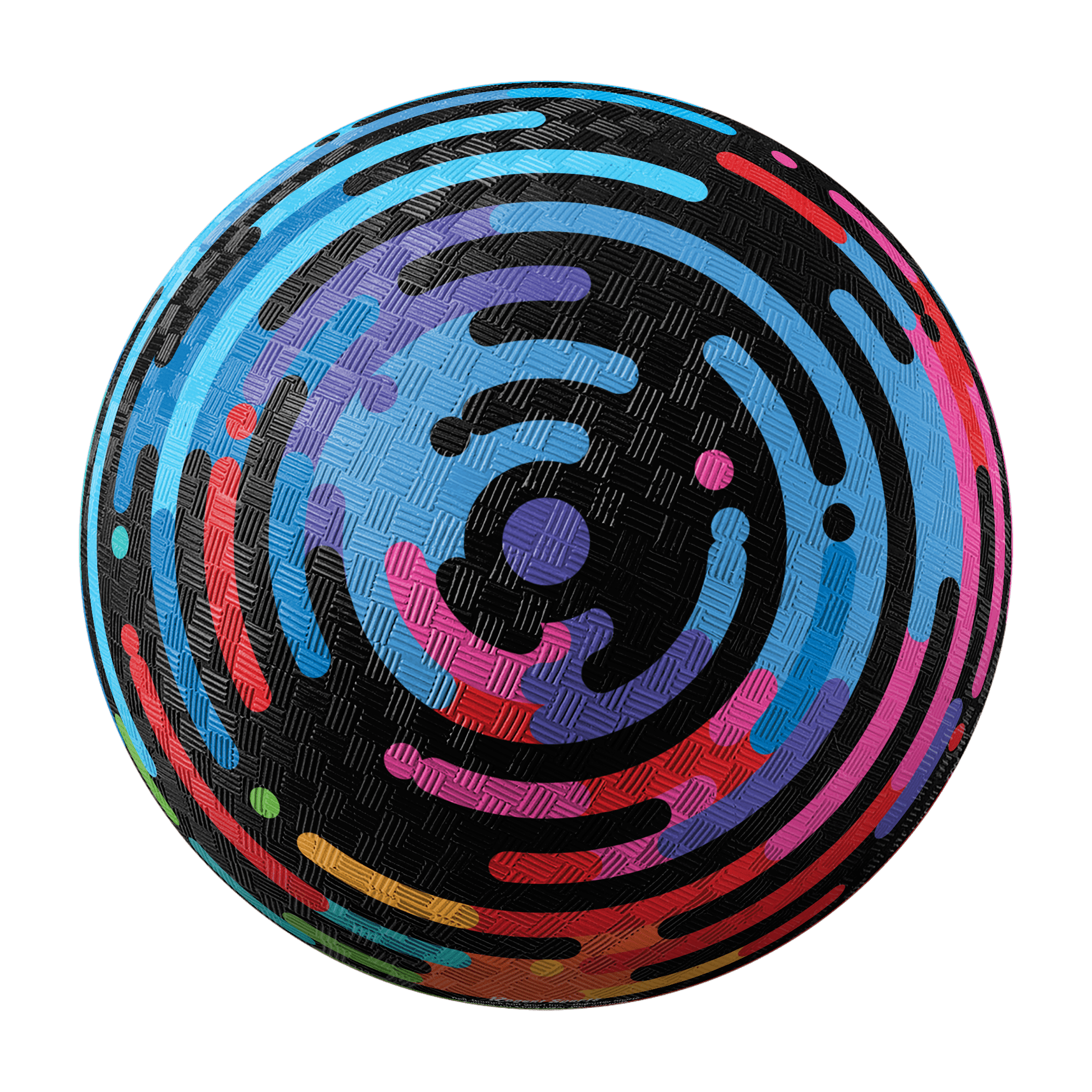 8.5 Rubber Playground Ball, Maze