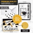 thumbnail image 2 of Gold Foil Graduation Cards 2026 Bulk Assortment for College & High School (5x7) - 12 Pack Grad Design with Envelopes & Stickers, Congrats Grad Gifts Decorations for Him Her, Printed Messages, 2 of 3