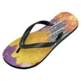 thumbnail image 2 of Unisex Comfort Flip Flops Summer Thong Sandals Non Slip Soles Flip Flop for Beach, Pool, and Daily Wear Colorful Aspen Grove XS, 2 of 8