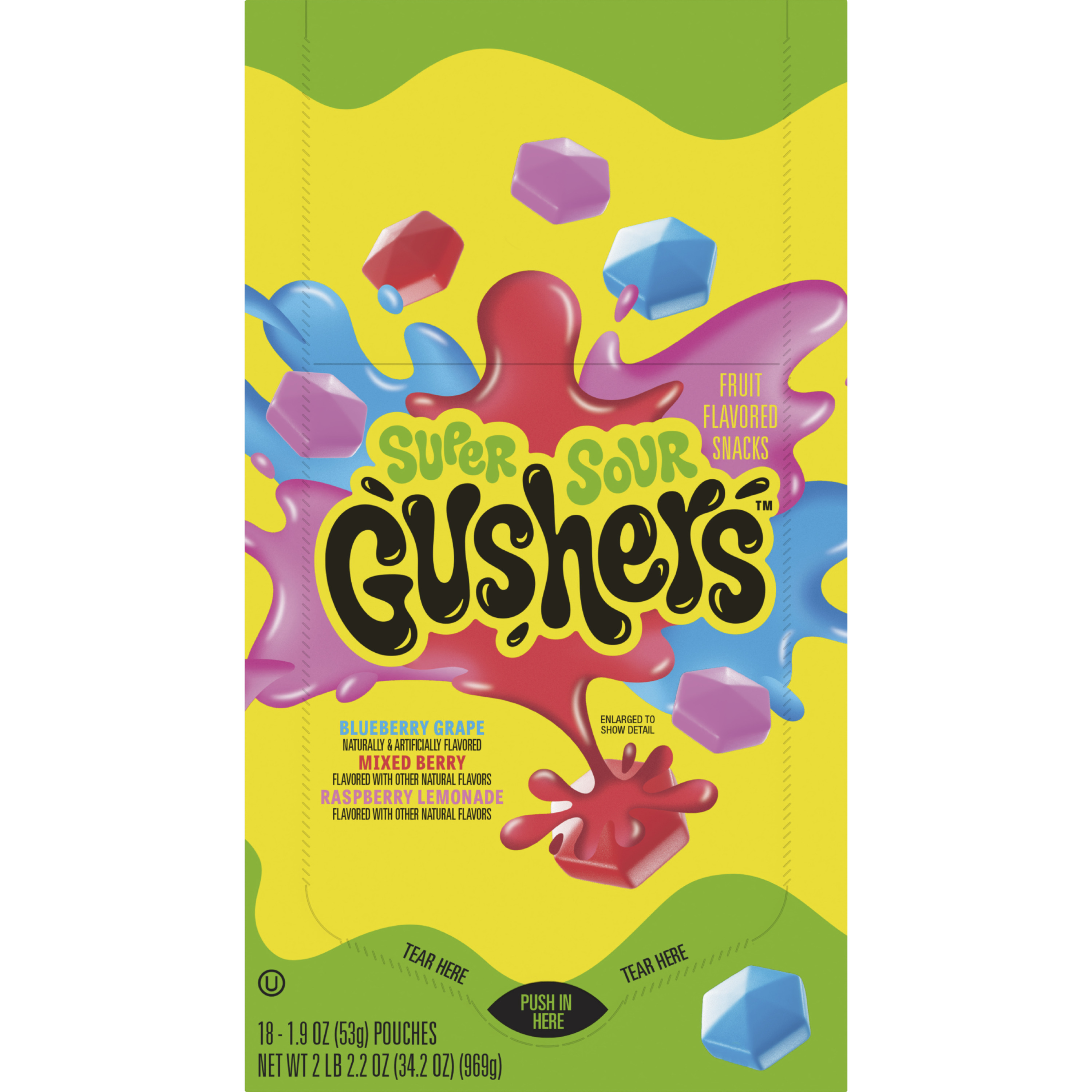 Gusher Super Sour Berry SUS 108ct. 1.9oz