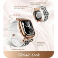 thumbnail image 4 of i-Blason Cosmo Luxe Series Case for Apple Watch Series 7/6/SE/5/4 [41/40mm], Stylish Protective Case with Adjustable Strap Bands (Leopard), 4 of 9