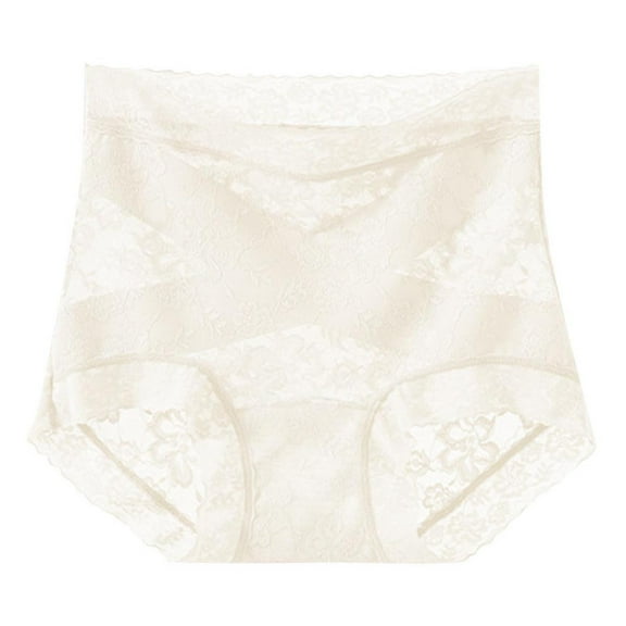 Women's High Waisted Lace Panties Cheeky Hipster Semi-Transparent Triangle Design Lift Hip Sexy Lingerie Breathable Soft Stretch Comfort Underwear