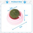 thumbnail image 2 of 4Pcs Catnip Balls,Rotating Interactive Cat Toys, Teeth Cleaning Catmint Toy For Cat, Kitten, Kitty Playing Chewing-5*4Cm Combination3, 2 of 6