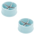 thumbnail image 3 of Bewildely Cascanueces Sheller Castaño Cruz Cuchillo abierto Cortador rápido de castañas Abridor de nueces Sheller Nuez Alicates Utensilios de cocina azul 2piezas Bewildely CBP027635, 3 of 6