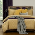 thumbnail image 4 of SIScovers Mixology Padma 6 Piece Duvet Cover and Insert Set Old Gold California King 6 Piece Mid-Century Modern, 4 of 5