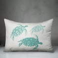 thumbnail image 3 of Creative Products Watercolor Sea Turtles 14x20 Spun Poly Pillow, 3 of 3