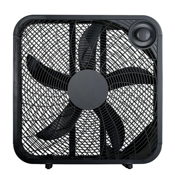 Mainstays 20-inch 3-Speed Box Fan, Black, FB50-16HBV