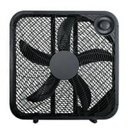Mainstays 20 in 3-Speed Box Fan, Black, FB50-16HBV