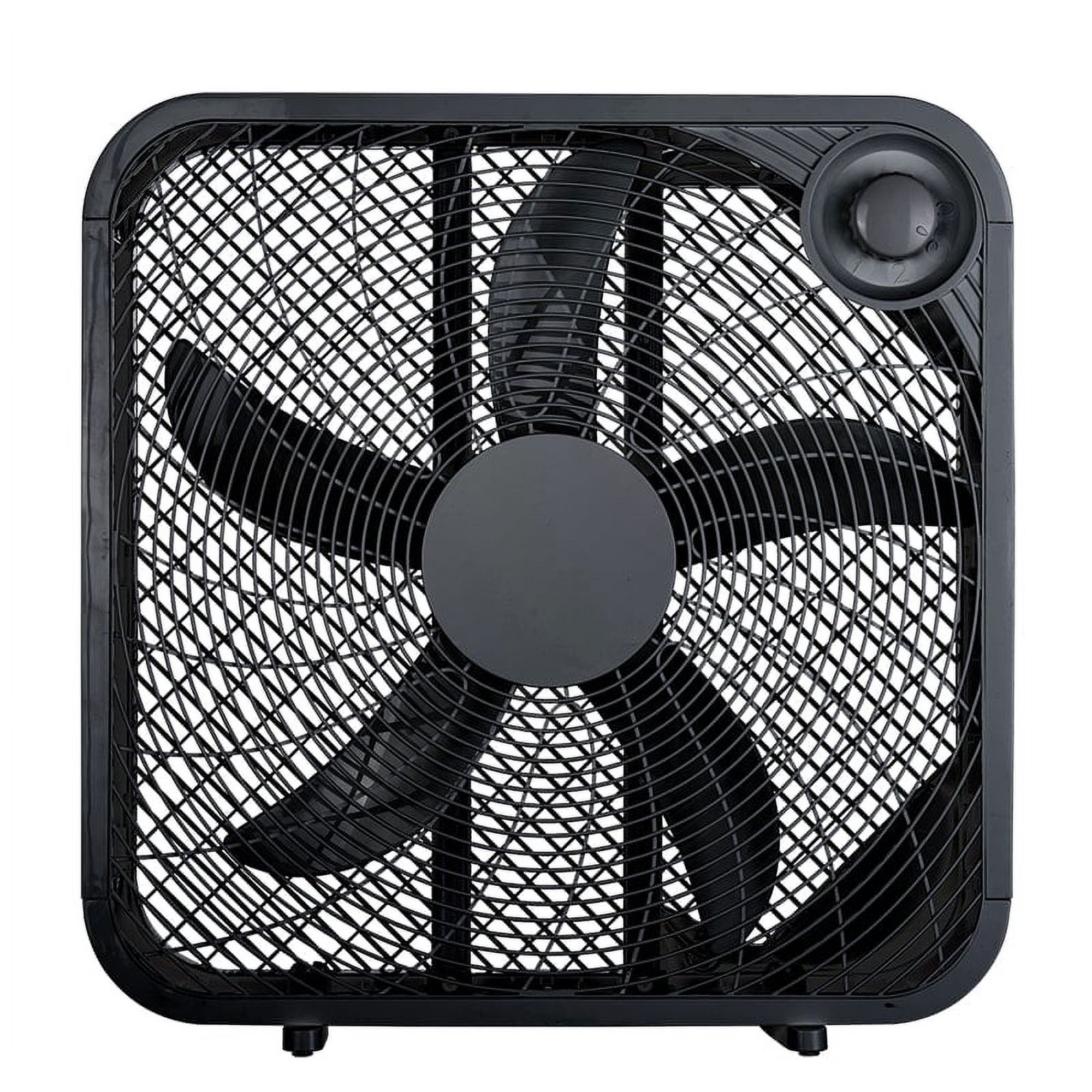 Mainstays 20 in 3-Speed Box Fan, Black, FB50-16HBV